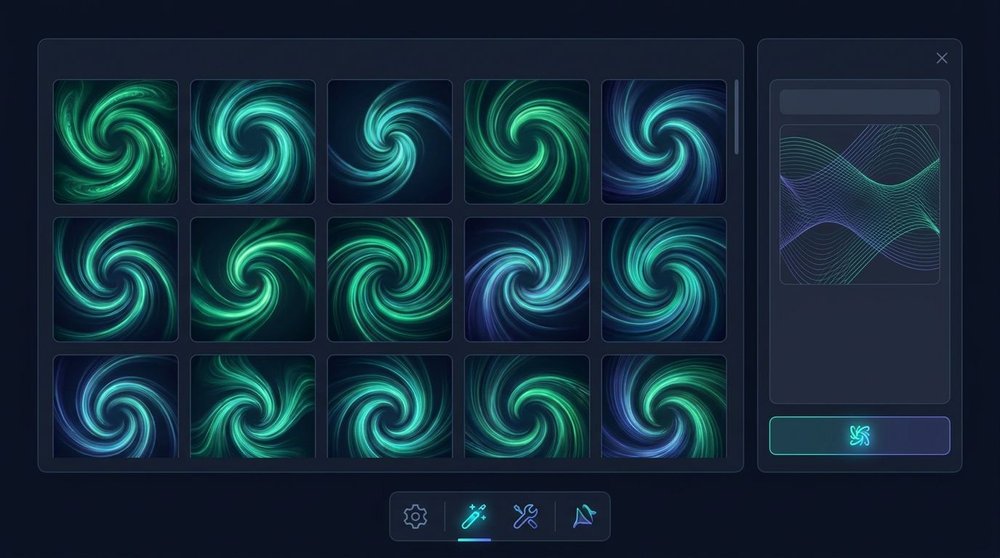 灵飞 AI 绘画 产品界面